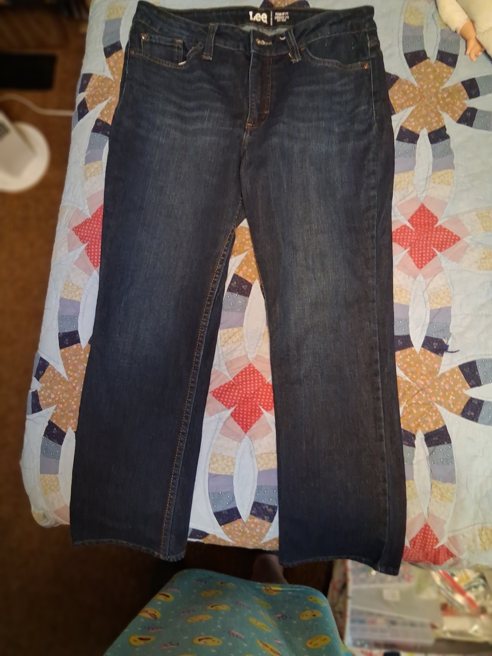Lee Women’s Dark Blue Straight Leg Jeans